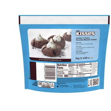 Hershey's Kisses Cookies 'n' Creme Candy, Share Pack of 2 10 oz