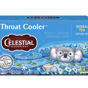 CELESTIAL THROAT COOLER HERBAL TEA PACK OF 3